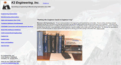 Desktop Screenshot of k2engineeringinc.com